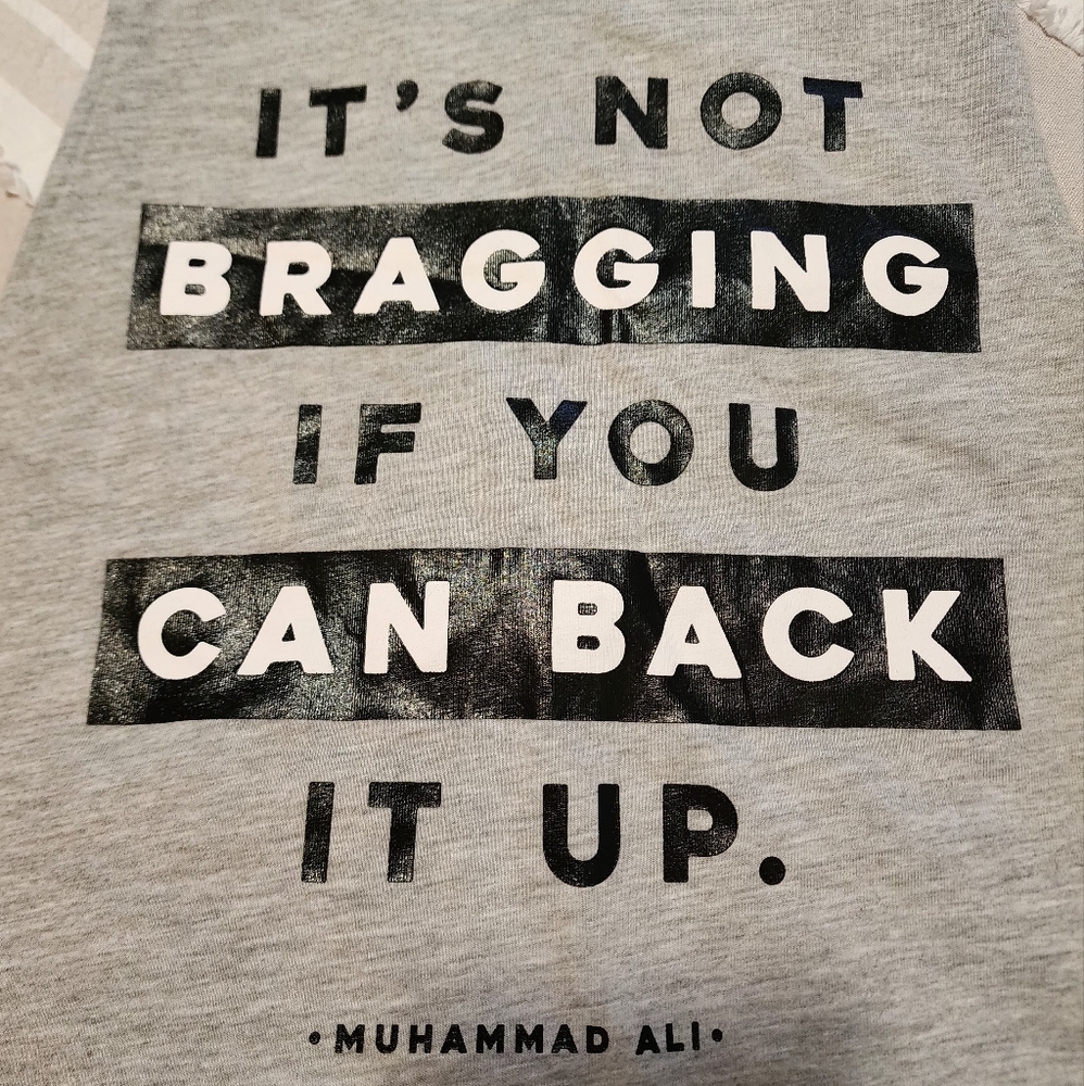 Graphic Tee with Motivational Quote